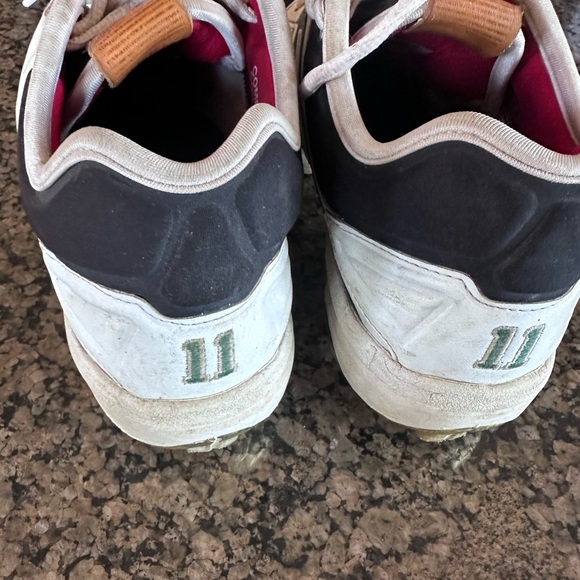 ⚾️ New balance Fantom Fit Baseball cleats custom white gold black men’s 7 - Picture 7 of 7